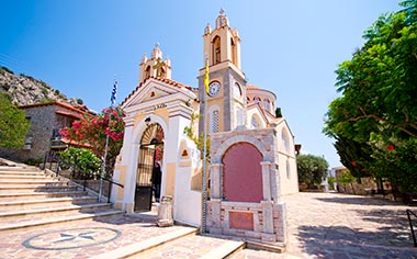 Church of St Panteleimon in the village of Siana, Rhodes